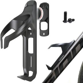 Airtag Bike Mount Hidden on Water Bottle Holder, MTB Road Bike GPS Tracker Anti-Theft, Waterproof Airtag Holder & Water Bottle Cage for All Bicycle, Stealth Conceal Durable Plastic Drink Cup Bracket