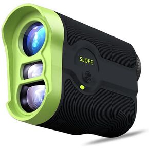 Golf Rangefinder with Magnet, Slope Switch for Tournament Legal, Flagpole Lock and Vibration, 1000 Yards Rechargeable Range Finder for Golfing