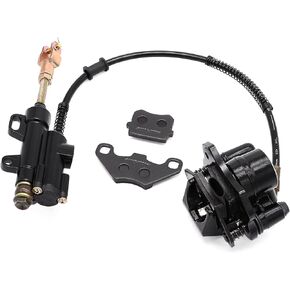Hydraulic Rear Disc Brake Caliper Caliper Compatible with 70cc 90cc 110cc 125cc 140cc 150cc SSR Baja apollo Taotao Coolster Roketa SDG 107 Pitster Pro Atomik Sikk Chinese Pit Dirt Bike(12mm)
