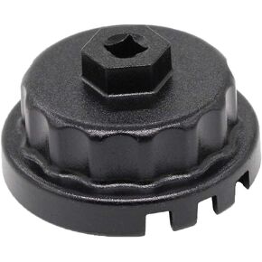 MOTOKU Oil Filter Cap Wrench Tool 64.5MM 14Flute for Toyota Avalon Camry FJ Cruiser 4-Runner Highlander RAV4 Scion 2.5L - 5.7L Engine