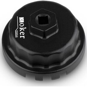 Moker Oil Filter Wrench for Toyota Camry/Tundra/RAV4 64mm 14 Flute Oil Filter Wrench Tool for Toyota/Lexus/Scion 2.0 to 5.7L Engines，Also Fits Avalon,Tacoma,Highlander,Sienna,4-Runner and more