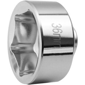 Heavy Duty 36mm 6-Point Socket For BMW , Ford , Mercedes , Mini , VW , Audi , Volvo , Porsche Vehicles and All With Oil Filter Caps , Low Profile Wrench，3/8" Drive Removal Tool