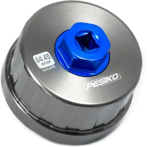 64mm Oil Filter Wrench, Drain Hose & Engine Oil Funnel for Toyota, Lexus and Scion 2.0-5.7L Engine Cartridge Style Oil Filter Remover Tool