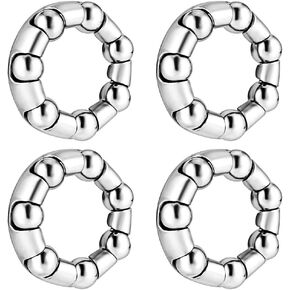 Bike Ball Bearing Retainer Replacement Mountain Bike Parts 5/21" x 7 Balls Repair Accessories for Bicycle Rear Wheel 4 Pcs
