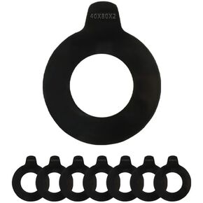 40mm Bucket Pin Shim Kit Fit for Cat Kubota Komatsu Takeuchi 2mm Thickness Excavator and Skid Steer Bucket Pin Shims, 8Pcs