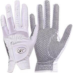 Women's Polyurethane Non-Slip Synthetic Leather Golf Gloves One Pair - Plain Both Hands