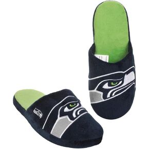 FOCO NFL Seattle Seahawks Men's Slip On Slippers
