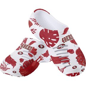 FOCO San Francisco 49ers NFL نسائي قبقاب زهري أبيض - M