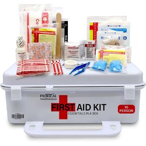OSHA Compliant First Aid Kit - 10 Person, Type III, ANSI Class A Emergency Kit for Truck, Car, Construction Site - 71 Essential First Aid Supplies