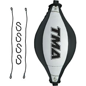 Genuine Leather Double End Dodge Speed Ball Boxing Floor to Ceiling Punching Bag MMA