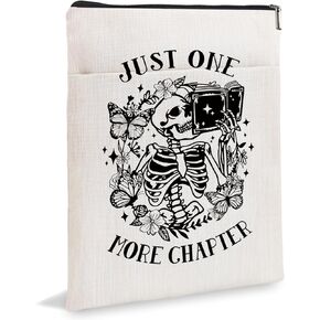 Book Sleeve, The Book Bag Book Lovers Gifts, Writer Book Sleeve, Reader Book Covers, Pouch Book Covers, Book Sleeves, Paperback Book Covers, Just One More Chapter 6JB017