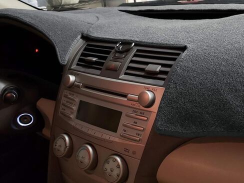 Dash Cover Dashboard Cover Mat Pad Fit for Toyota Camry 2007 2008 2009 2010 2011 (Black) Y27 in Kuwait