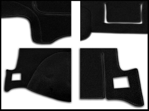 Dash Cover Mat Custom Fit for Toyota Tacoma 1998 1999 2000 2001 2002 2003 2004, Dashboard Cover Pad Carpet Protector (Black) F83 in Kuwait