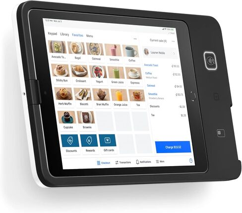 حامل Square POS لجهاز iPad (الجيل الثاني)، أبيض لامع in Kuwait