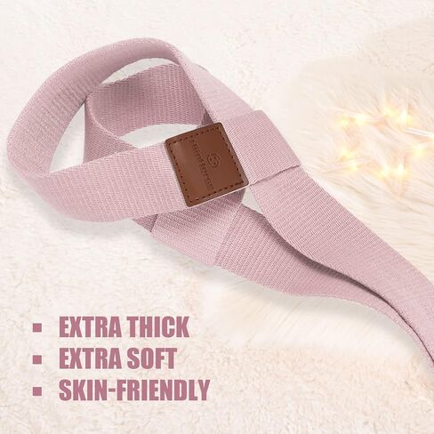 حزام سجادة اليوجا من HiinHerse، حامل سجادة اليوجا، أشرطة حامل سجادة اليوجا وبساط التمرين (63 بوصة، مسحوق مطاطي) in Kuwait