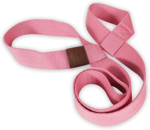 حزام بساط اليوجا، حامل بساط اليوجا، أشرطة حامل بساط اليوجا وبساط التمرين (63 بوصة، مسحوق البطيخ) in Kuwait