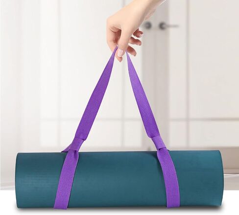 حزام حامل سجادة اليوجا، حزام حامل أحذية التزلج الأسطوانية القابلة للتعديل لسجادة اليوجا، والتزلج، والتزحلق على الجليد in Kuwait