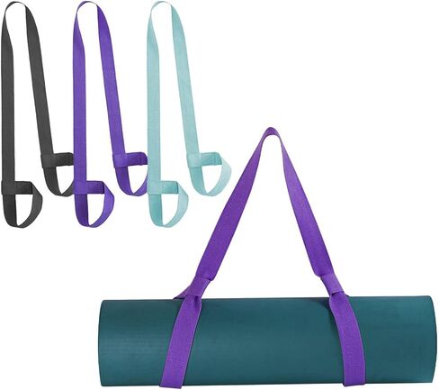 حزام حامل سجادة اليوجا، حزام حامل أحذية التزلج الأسطوانية القابلة للتعديل لسجادة اليوجا، والتزلج، والتزحلق على الجليد in Kuwait