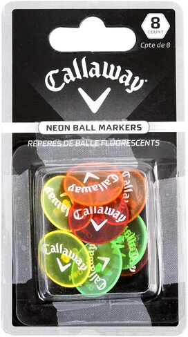 Callaway Ball Markers Neon Assortment, 8pk in Saudi Arabia