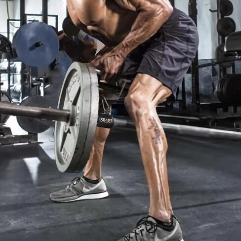 SPART T-Bar Row Platform with Chain - Eyelet Landmine Attachment Fits 2" Olympic Bar Full 360° Swivel Ideal for Bent Over Exercises Targets Back Shoulder and Core Muscles T Bar Row Handle for Barbell in Kuwait