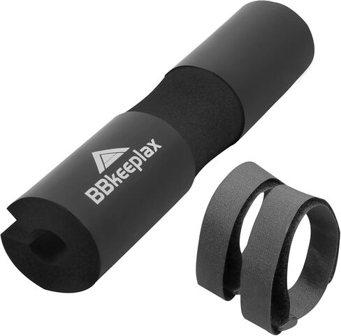 Barbell Pad Foam Squat Bar Pad Hip Thrust Pad with Safety Straps for Squats, Lunges and Weight Lifting Provides Cushion to Neck and Shoulders While Training, Barbell Cushion Pad for Standard & Olympic Bars in Saudi Arabia