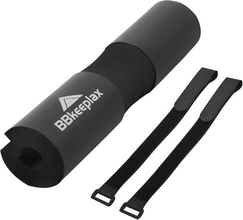 Barbell Pad Foam Squat Bar Pad Hip Thrust Pad with Safety Straps for Squats, Lunges and Weight Lifting Provides Cushion to Neck and Shoulders While Training, Barbell Cushion Pad for Standard & Olympic Bars in Saudi Arabia