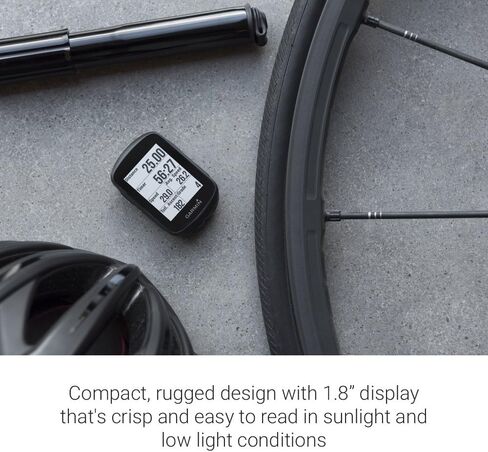 حزمة الدراجة الجبلية Garmin Edge 130، كمبيوتر مدمج وسهل الاستخدام GPS لركوب الدراجات/الدراجة، يتضمن حامل الدراجة الجبلية in Kuwait