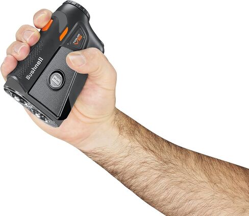 Bushnell Tour V6 Golf Rangefinder - PinSeeker with Visual JOLT, BITE Mount, & IPX6 Rating - Bundle with Bushnell Golf Carrying Case, PlayBetter Microfiber Towel, 2 CR2 Batteries, & More in Saudi Arabia