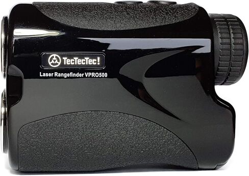 TecTecTec VPRO500 Golf Rangefinder with High-Precision, Laser Range Finder Binoculars with Pinsensor and Battery, Golf Accessories for Golfing and Hunting - Black in Saudi Arabia