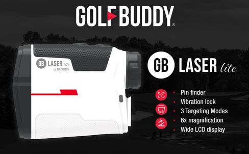 محدد المدى بالليزر للجولف من GOLFBUDDY Lite مع حافظة مغناطيسية، منحدر معوض، محدد مدى مسافة الجولف، قياس سريع وواضح ودقيق مع تنبيه الاهتزاز، 3 أوضاع استهداف، تكبير 6X in Saudi Arabia