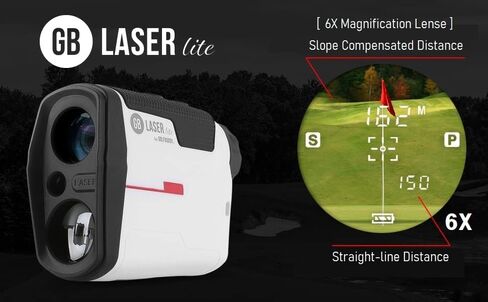 محدد المدى بالليزر للجولف من GOLFBUDDY Lite مع حافظة مغناطيسية، منحدر معوض، محدد مدى مسافة الجولف، قياس سريع وواضح ودقيق مع تنبيه الاهتزاز، 3 أوضاع استهداف، تكبير 6X in Saudi Arabia