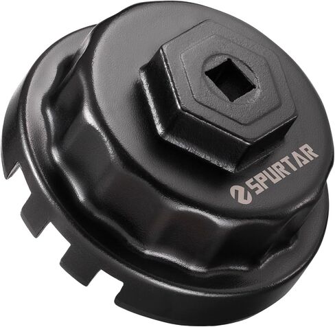 Spurtar Oil Filter Wrench for Toyota Oil Filter Tool Oil Filter Cap Wrench Removal Tool 64mm for Lexus, Camry, 4 Runner, Tundra 2.5-5.7L Engine in Saudi Arabia