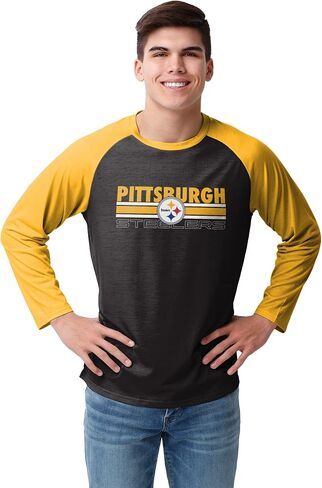 FOCO NFL Mens NFL Team Logo Raglan T-Shirt in Saudi Arabia
