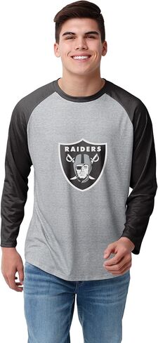 FOCO NFL Mens NFL Team Logo Raglan T-Shirt in Saudi Arabia
