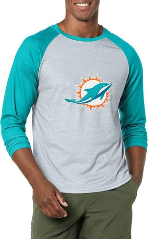 FOCO NFL Mens NFL Team Logo Raglan T-Shirt in Saudi Arabia