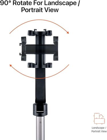 شيفت كام | TravelPod Selfie، حامل ثلاثي متنقل مناسب للسفر وعصا سيلفي مع حامل حذاء بارد عالمي لملحقات التثبيت in Kuwait