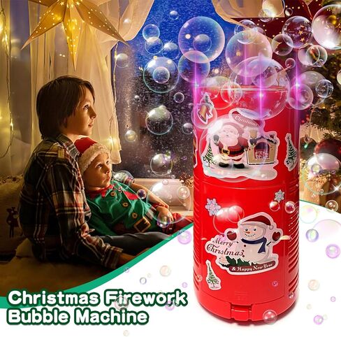 آلة فقاعات الألعاب النارية مع أضواء للحفلات، آلة فقاعات أوتوماتيكية محمولة مع أضواء وموسيقى قابلة للإغلاق، ألعاب صانع الفقاعات للأطفال والأنشطة الخارجية وحفلات الزفاف وأعياد الميلاد in Kuwait