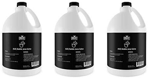 (3) عصير سائل الفقاعات Chauvet DJ BJG Gallon 4 Hurricane Bubble Haze+Bubble Machines in Saudi Arabia