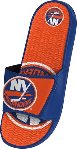 FOCO Men's NHL Team Logo Athletic Sport Shower Flip Flop Sandals Gel Slides in Saudi Arabia