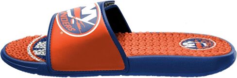 FOCO Men's NHL Team Logo Athletic Sport Shower Flip Flop Sandals Gel Slides in Saudi Arabia