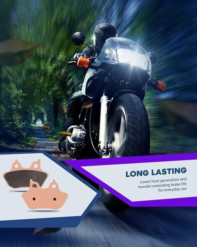وسائد فرامل ECCPP لسيارة Softail FLSTCI FLSTC Heritage Classic 2000-2007/Fat Boy/Dyna Electra Glide/Sportster XLH883R/FXST Softail Standard/FXSTB Night Train، FA400 من ألياف الكربون الأمامية والخلفية in Kuwait