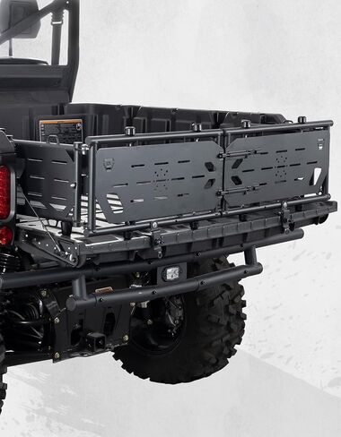 KEMIMOTO UTV Bed Extender, Compatible with Can-Am Defender & Defender MAX, Heavy Duty Openable 180° Flip Tailgate Extender Cargo Storage in Saudi Arabia