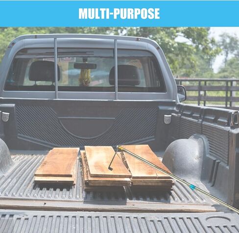 Truck Cargo Grabber, 6 FT Reach Tool for Pickup Truck Bed, Reach Retriever Tool, Heavy Duty Truck Accessories with Two Hooks in Saudi Arabia