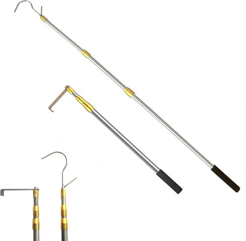 Truck Cargo Grabber, 6 FT Reach Tool for Pickup Truck Bed, Reach Retriever Tool, Heavy Duty Truck Accessories with Two Hooks in Saudi Arabia