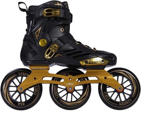 LIKU Black 3WD Inline Skate,3 Wheels Racing Skate Unisex in Kuwait