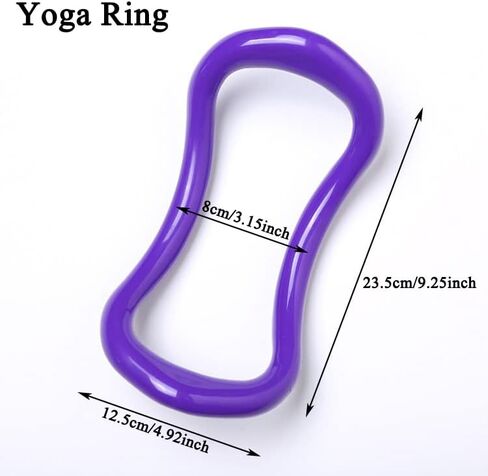 AKOAK 1 Pack Yoga Circle Equipment Multi-Functional Pilates Yoga Ring Training Circle Training Resistance, Fitness Yoga Training Equipment in Saudi Arabia