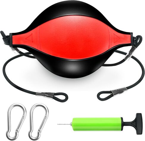 كرة اللكم ذات النهاية المزدوجة، كرة الملاكمة السريعة، كرة الملاكمة الجلدية مع سرعة المضخة، كرة دودج تتضمن قطعتين من القفل الدائري، مثالية لرد الفعل، وخفة الحركة، والتدريب على التنسيق بين اليد والعين in Kuwait