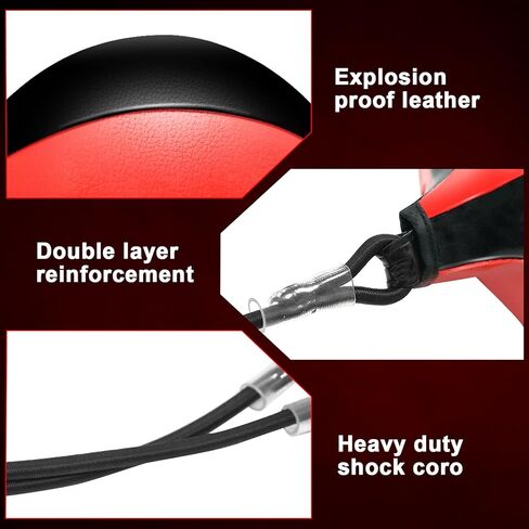 كرة اللكم ذات النهاية المزدوجة، كرة الملاكمة السريعة، كرة الملاكمة الجلدية مع سرعة المضخة، كرة دودج تتضمن قطعتين من القفل الدائري، مثالية لرد الفعل، وخفة الحركة، والتدريب على التنسيق بين اليد والعين in Kuwait