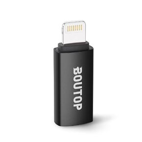 [Apple MFi Certified] USB C to Lightning Adapter Support 27W PD Fast Charging Compatible with iPhone iPad iPod (2 Pack)