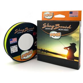 FINS Sling Braided Fishing Line - Versatile, Compact Braid for All Fisheries - Super Smooth 8-End, 20% Stronger, Soft for Delicate Baits, Made in USA